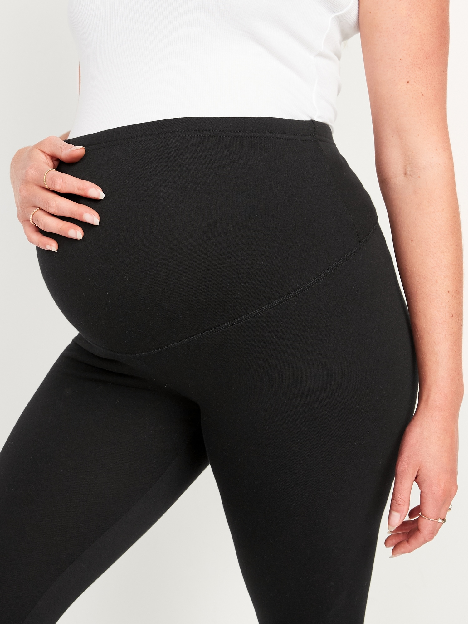 High Waist Striped Maternity Maternity Fleece Leggings For Comfortable  Pregnancy Skinny Sports Clothes For Fitness And Wear From Dp02, $9.47