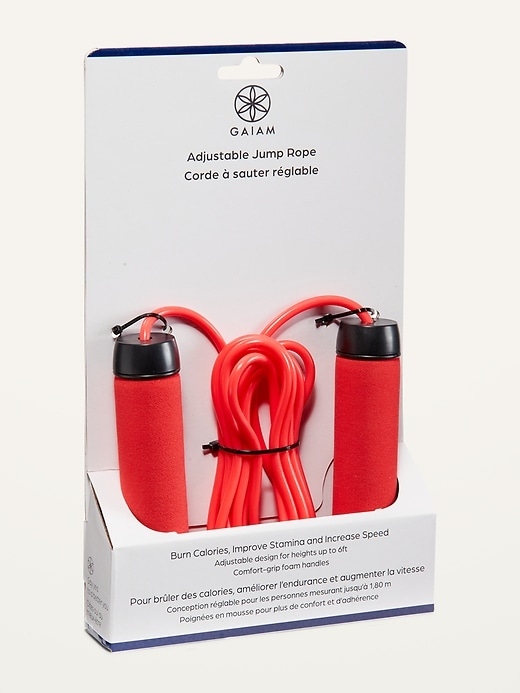 View large product image 1 of 2. Gaiam&#174 Adjustable Speed Jump Rope