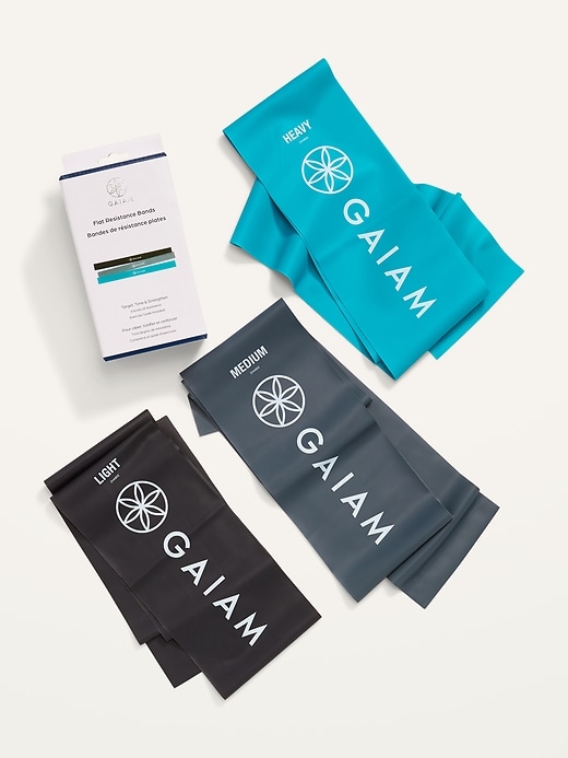 View large product image 2 of 2. Gaiam&#174 Flat Resistance Bands 3-Pack for Adults