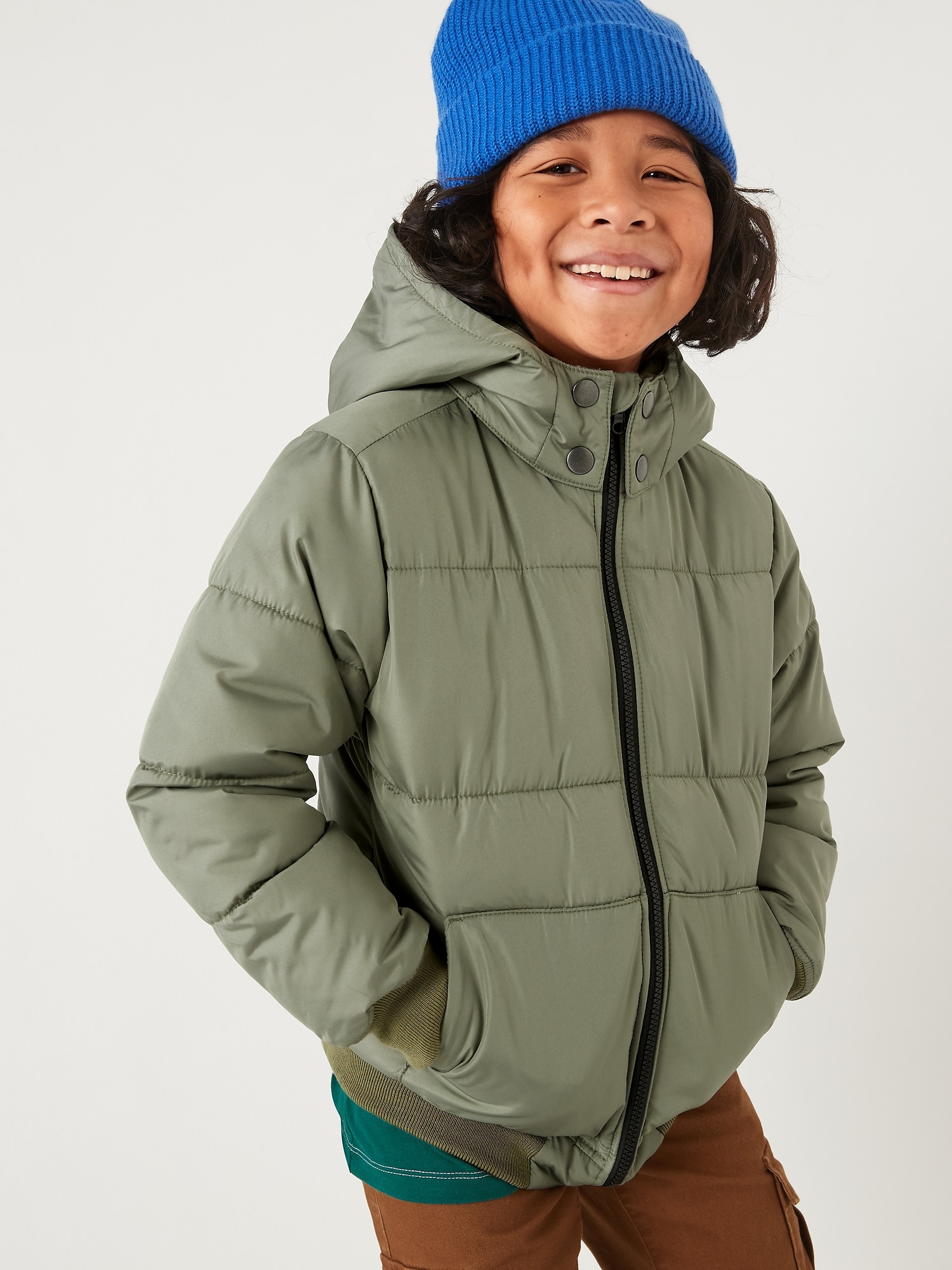 Water-Resistant Frost-Free Puffer Jacket For Boys | Old Navy