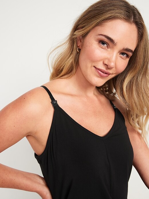 Maternity Sunday Sleep Nursing Sleeveless Jumpsuit Old Navy