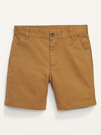 View large product image 3 of 4. Built-In Flex Straight Twill Shorts for Boys (Above Knee)