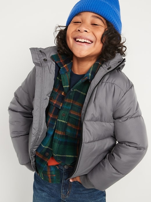 Old Navy Water-Resistant Frost-Free Puffer Jacket For Boys. 1