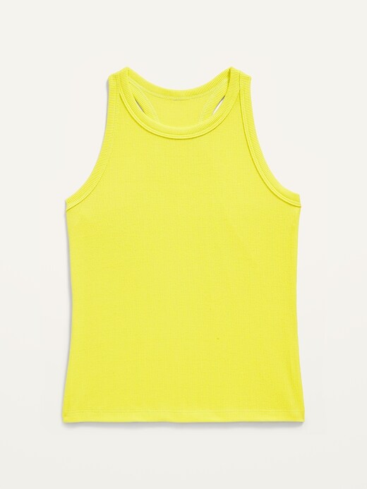 View large product image 1 of 1. UltraLite Racerback Rib-Knit Performance Tank for Girls