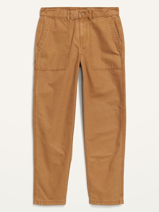 Image number 4 showing, Loose Taper Non-Stretch Canvas Workwear Pants