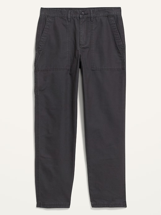 Image number 4 showing, Loose Taper Non-Stretch Canvas Workwear Pants