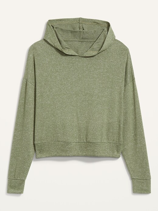 Image number 4 showing, Oversized Plush-Knit Pullover Hoodie for Women
