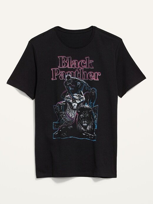 Old Navy Marvel&#153 Black Panther Gender-Neutral Graphic T-Shirt for Adults. 1