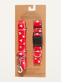 Printed Collar and Leash Set for Pets