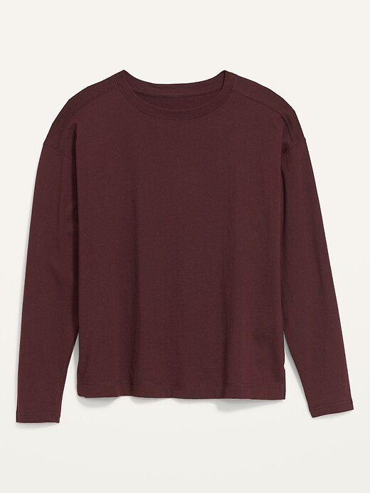 Long-Sleeve Vintage Loose T-Shirt for Women | Old Navy