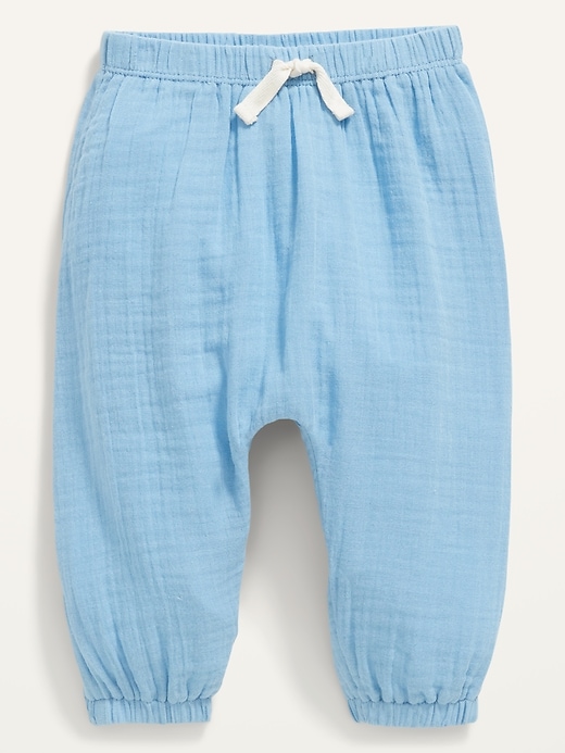 View large product image 1 of 1. Unisex Double-Weave U-Shaped Pants for Baby