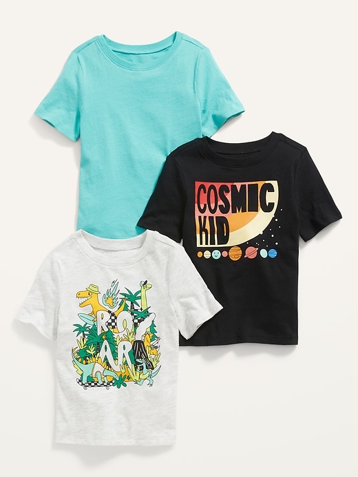 Unisex Crew-Neck Variety T-Shirt 3-Pack for Toddler | Old Navy