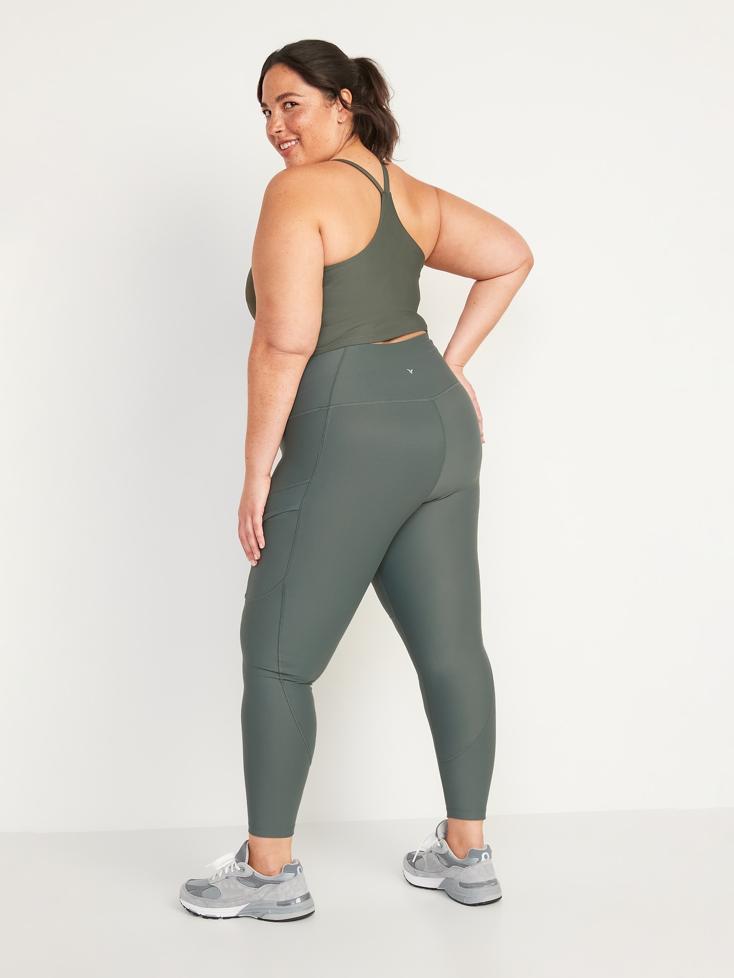 Old Navy High-Waisted PowerSoft 7/8-Length Cargo Leggings for