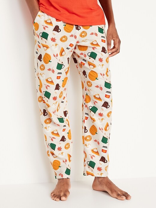 View large product image 1 of 3. Matching Thanksgiving Flannel Pajama Pants