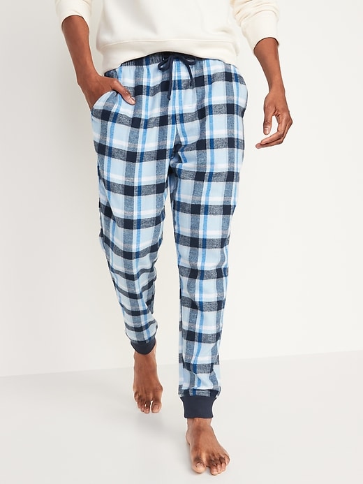 Old Navy Matching Plaid Flannel Jogger Pajama Pants for Men. 1