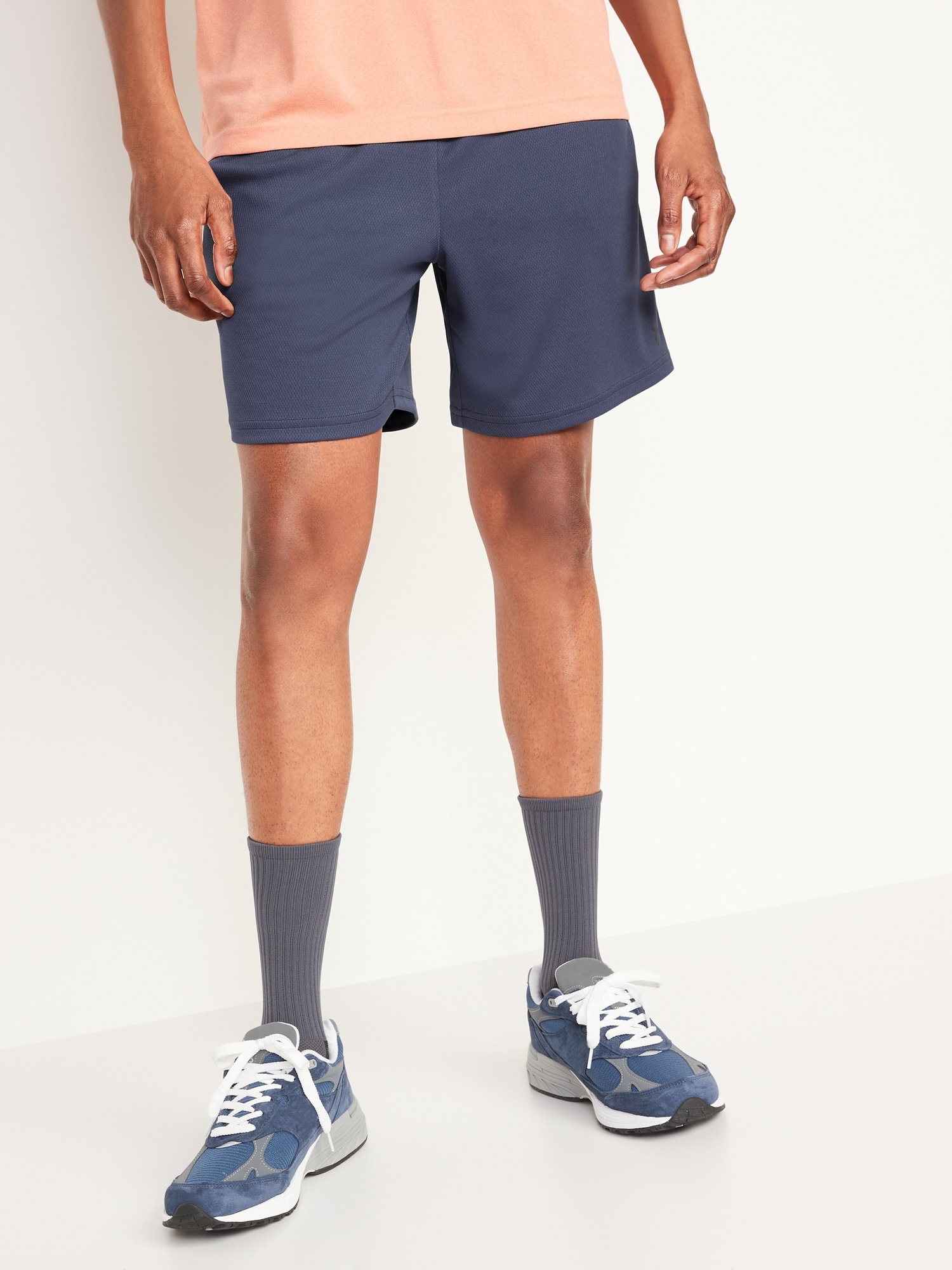 Old Navy Go-Dry Mesh Performance Shorts -- 7-inch inseam blue. 1