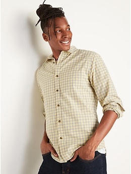 old navy gingham shirt