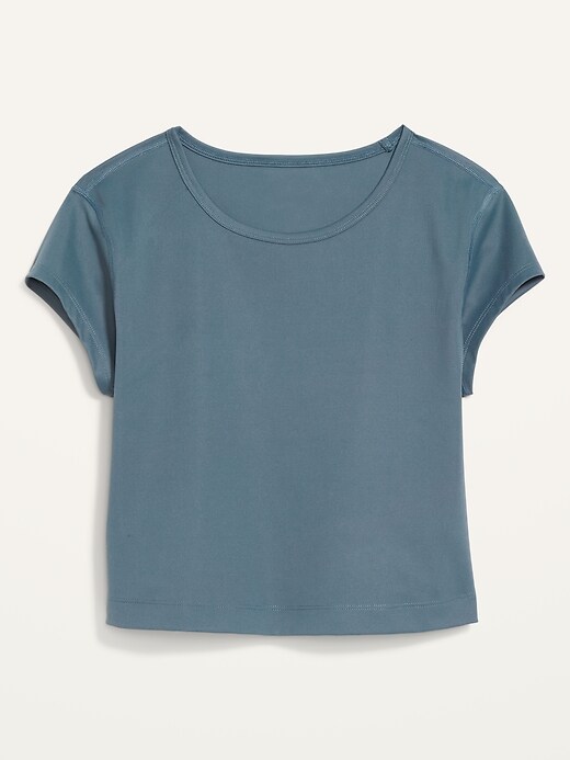 PowerSoft Cropped Short-Sleeve Top for Women | Old Navy