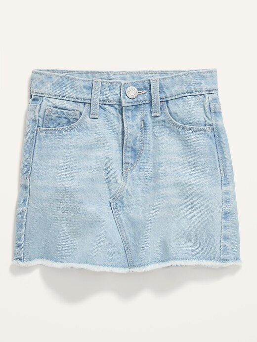 Old Navy - Frayed-Hem Jean Skirt for Toddler Girls