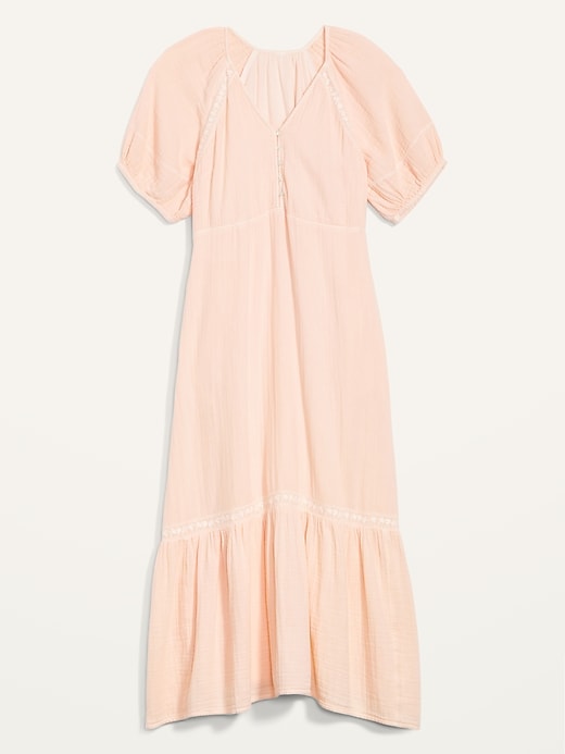 Image number 4 showing, Crinkle-Crepe Maxi Swing Dress