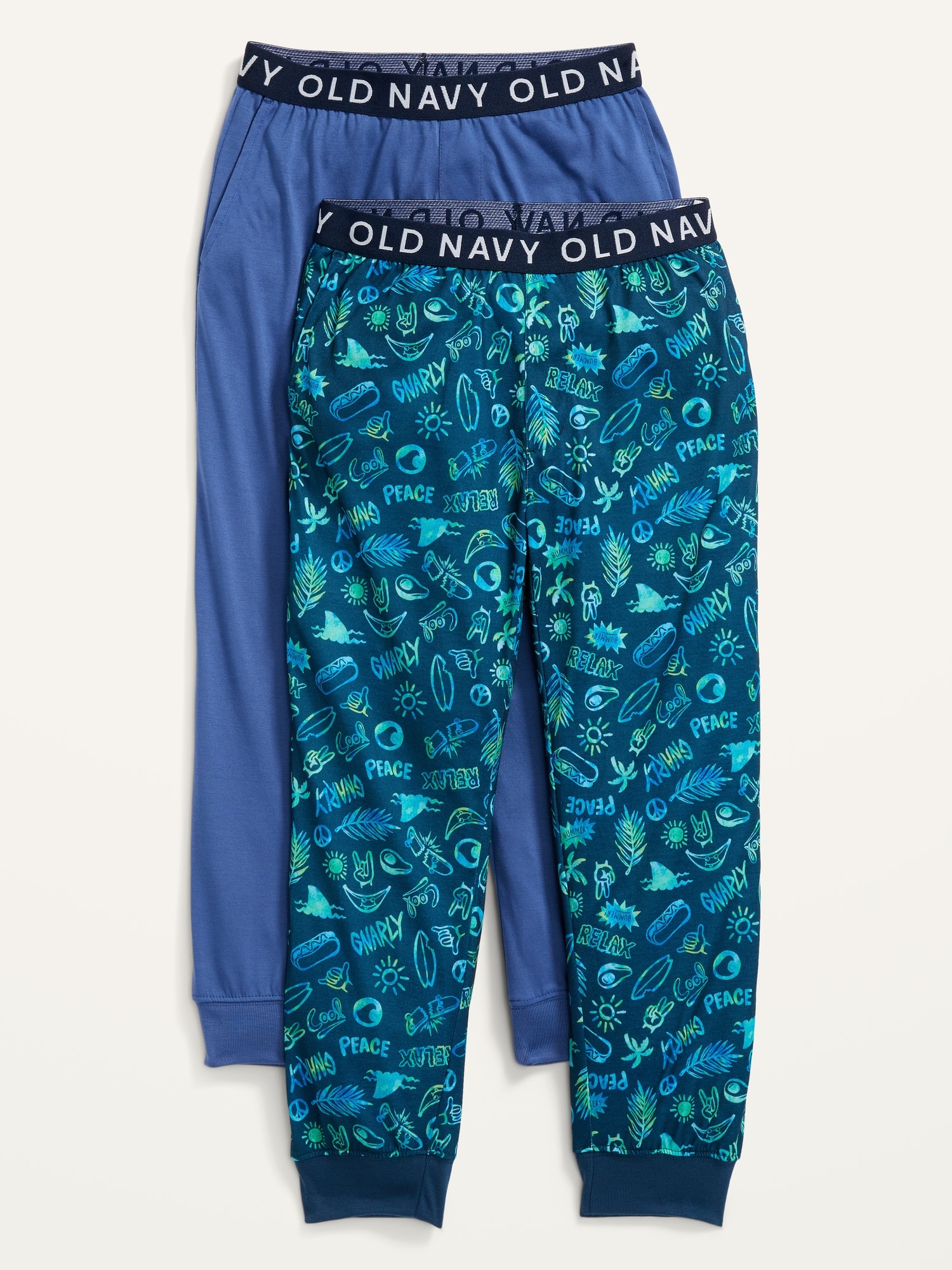 Printed Jogger Pajama Pants 2 Pack for Boys Old Navy