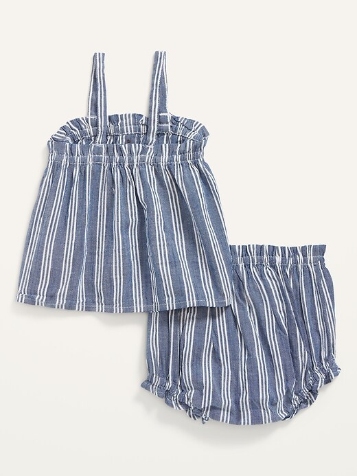 Striped Cami Top & Bubble Shorts Set for Baby | Old Navy