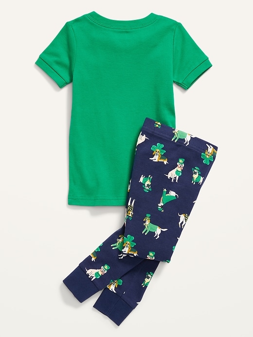 View large product image 2 of 4. Unisex Matching St. Patrick's Day Pajamas for Toddler & Baby
