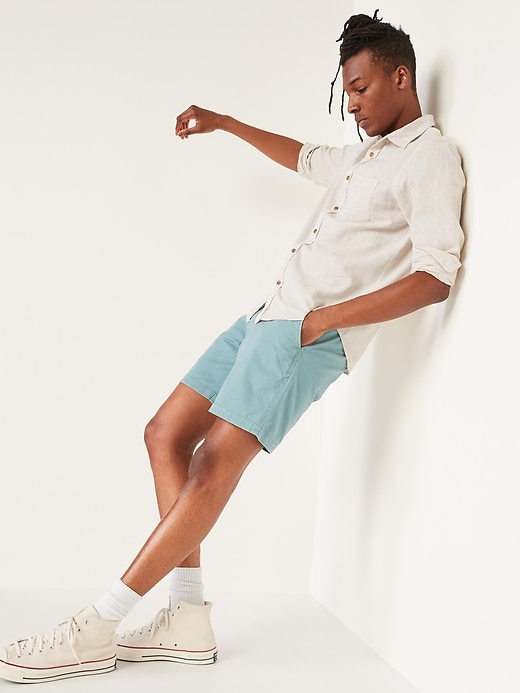 Image number 3 showing, Regular Fit Linen-Blend Everyday Shirt
