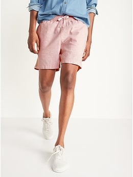 old navy linen shorts