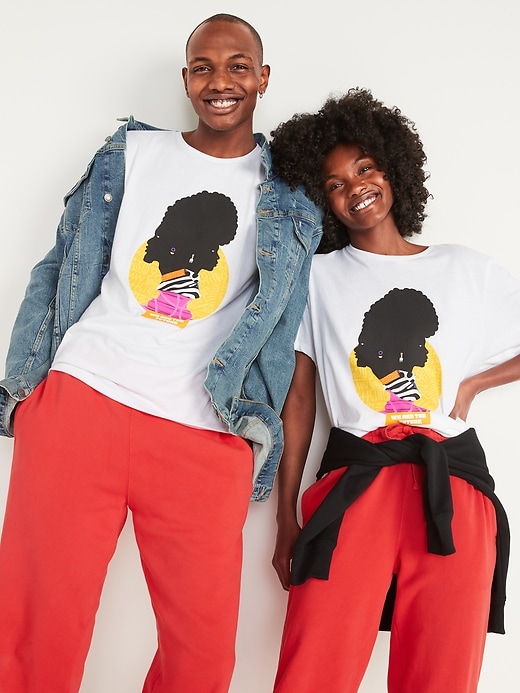 Old Navy Project WE Black History Month 2022 Graphic T-Shirt for Adults. 1