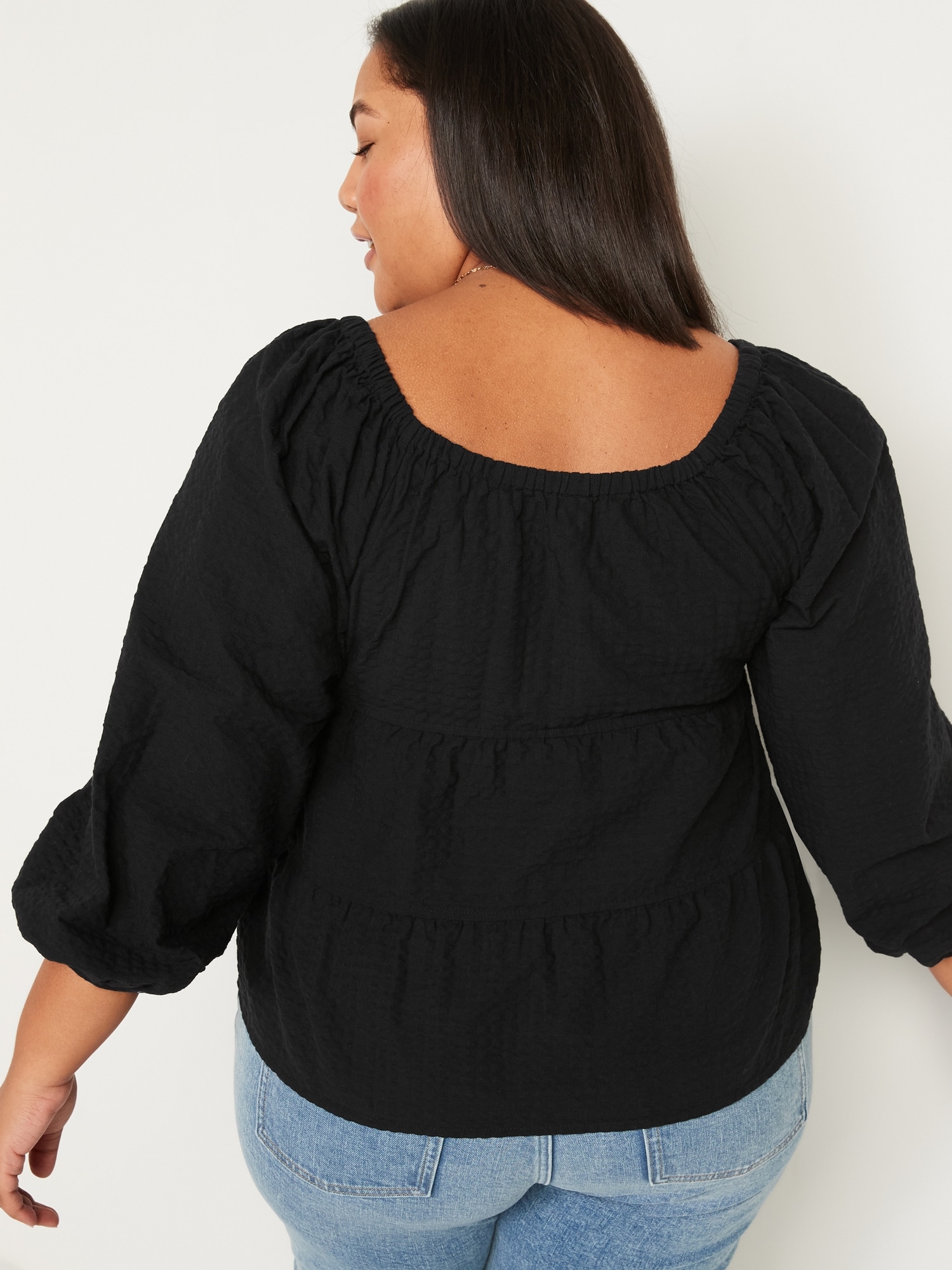 long sleeve swing tops uk