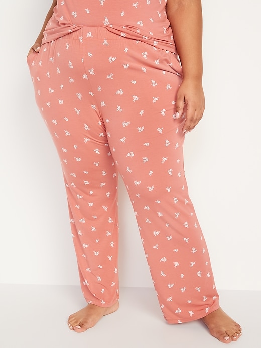 Image number 7 showing, Mid-Rise Sunday Sleep Ultra-Soft Pajama Pants