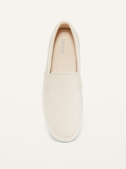 Image number 3 showing, Canvas Slip-On Sneakers For Women