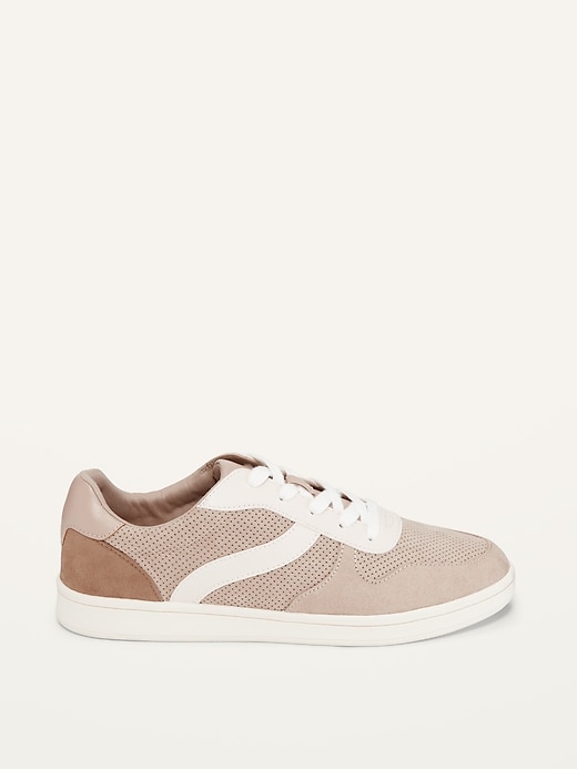 Image number 4 showing, Soft-Brushed Faux-Suede Sneakers For Women