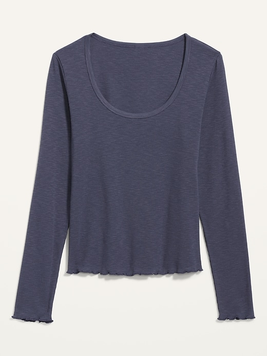 Image number 4 showing, Slim-Fit Rib-Knit Long-Sleeve T-Shirt
