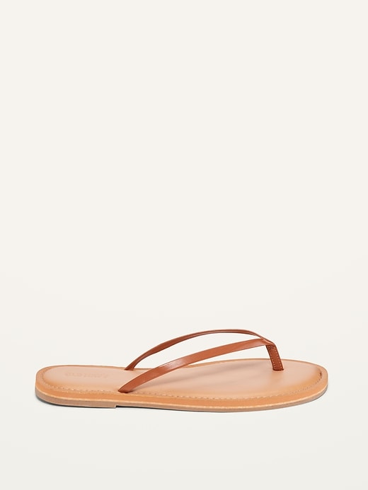 Faux leather capri store sandals