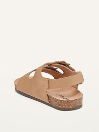 Faux-Suede Double-Buckle Sandals for Baby