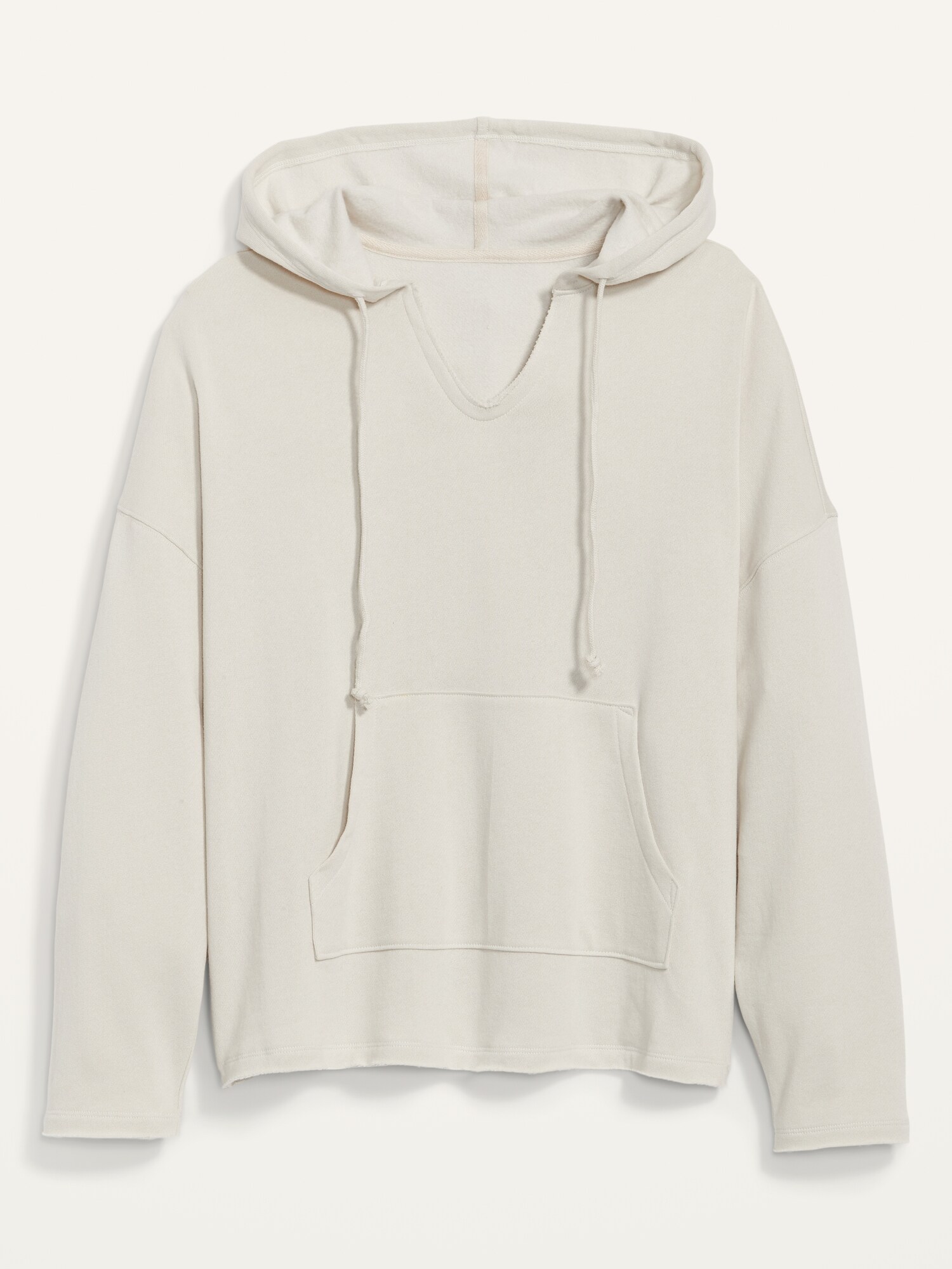 Oversized Raw-Hem Pullover Hoodie | Old Navy