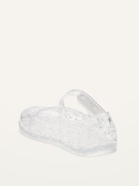 View large product image 3 of 4. Glitter-Jelly Mary-Jane Flats for Baby
