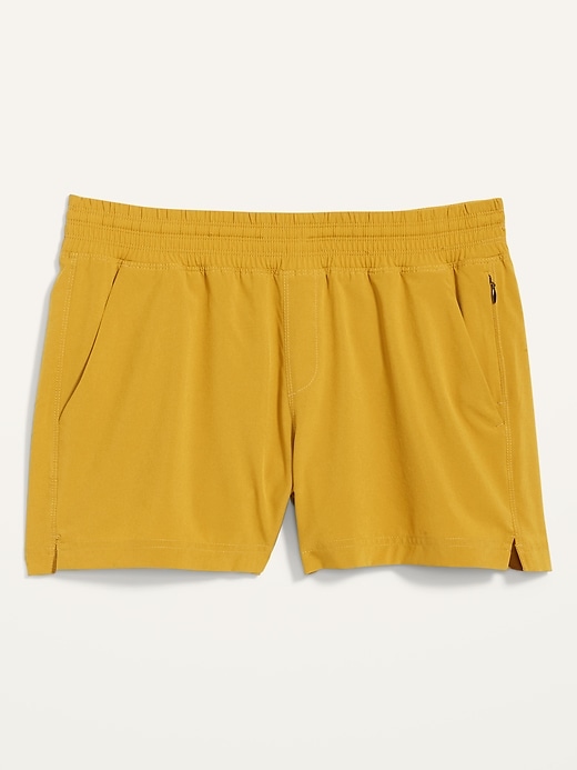Image number 4 showing, High-Waisted StretchTech Shorts -- 3.5-inch inseam
