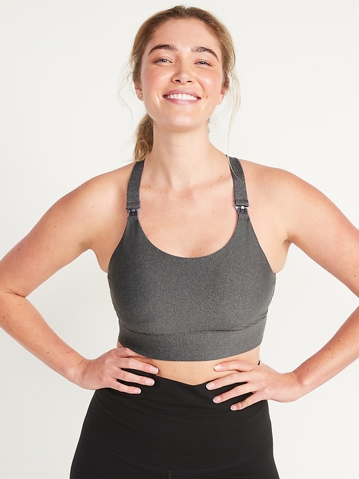 Maternity High Support Hands-Free Pumping Bra - Old Navy Philippines