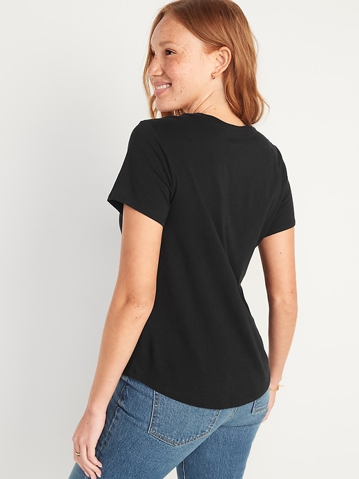 Image number 3 showing, EveryWear Crew-Neck T-Shirt 3-Pack for Women
