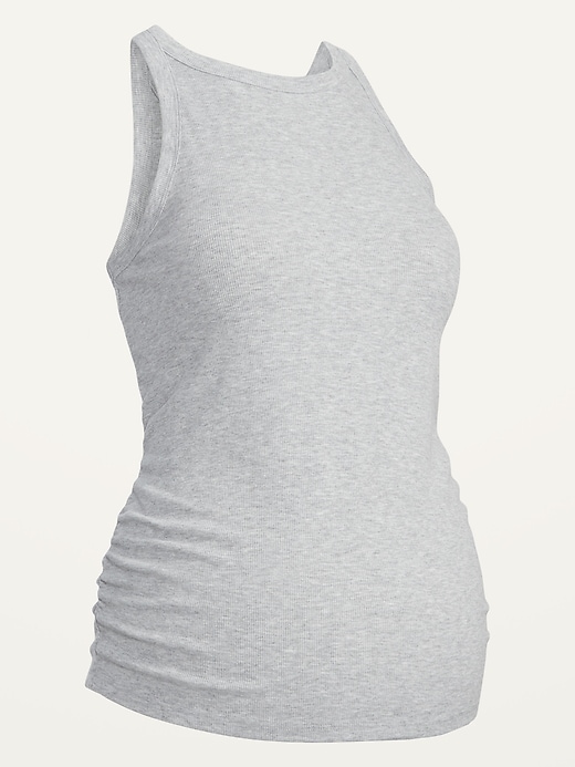 Image number 4 showing, Maternity UltraLite Rib-Knit Racerback Tank Top