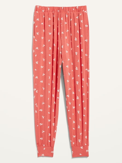 Image number 4 showing, High-Waisted Sunday Sleep Ultra-Soft Jogger Pajama Pants for Women