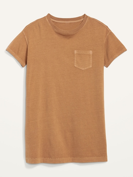 Image number 4 showing, Short-Sleeve Vintage Mini T-Shirt Shift Dress for Women