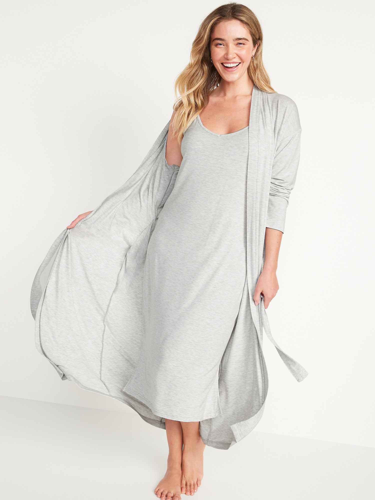 Maternity Sunday Sleep Robe and Nursing Nightgown Set Old Navy