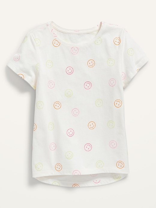 View large product image 1 of 1. Softest Printed Scoop-Neck T-Shirt for Girls