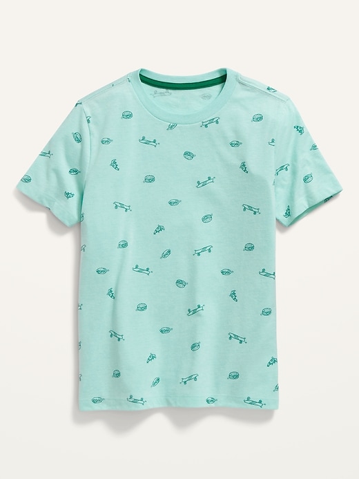 Softest Printed Crew-Neck T-Shirt for Boys | Old Navy