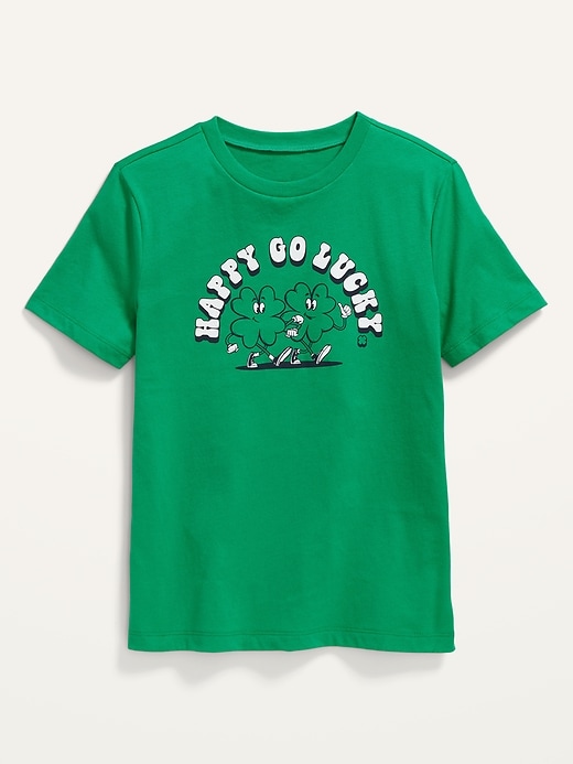 View large product image 1 of 3. Matching St. Patrick's Day Graphic T-Shirt for Boys