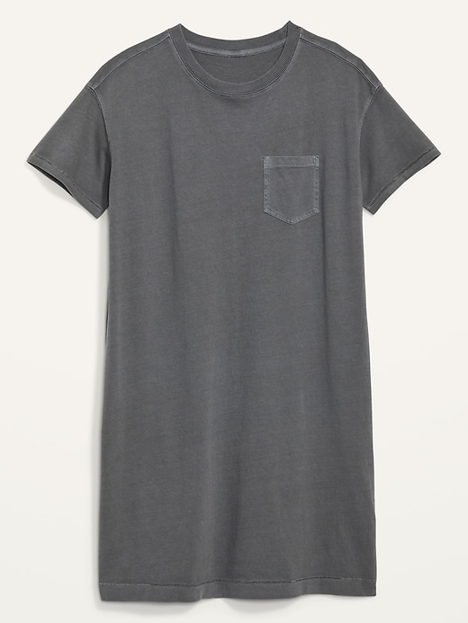 Image number 4 showing, Short-Sleeve Vintage Mini T-Shirt Shift Dress for Women